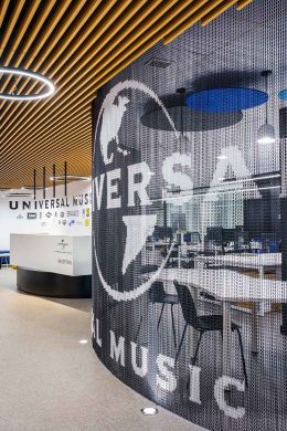 Tromilux lighting at Universal Music Spain offices Tromilux lighting at Universal Music Spain offices