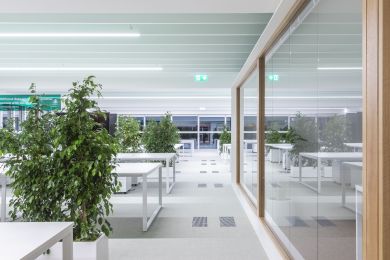 Tromilux lighting in an openspace office Tromilux lighting in an openspace office