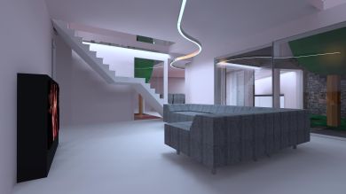 Dialux rendering for lighting design