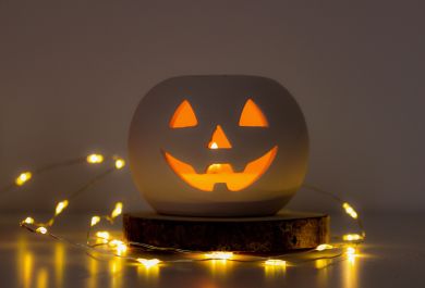 Halloween pumpkin lit Halloween pumpkin lit