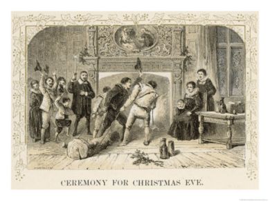 Old Christmas Eve illustration Old Christmas Eve illustration